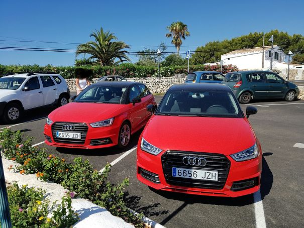 The Car That Parked Next To Us Is Not Only The Exact Same Model But It Has An Identical Number Plate, Except One Number