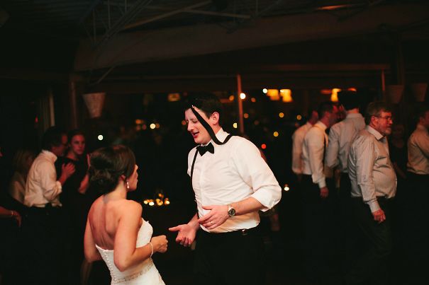 Photographer At My Buddies Wedding Caught The Exact Moment His Suspender Failed And Nicked His Eyebrow