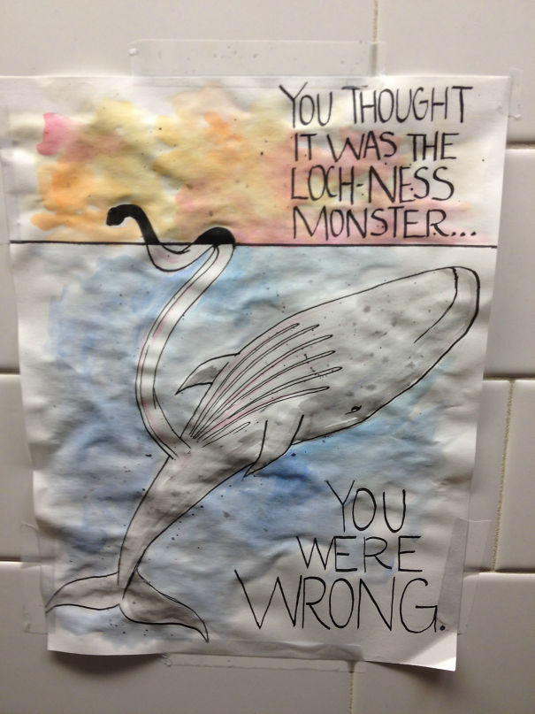 Saw This Stuck Up On The Wall In The Art Corridor At College