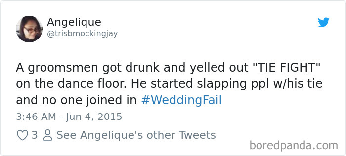 Wedding Fail Tweets