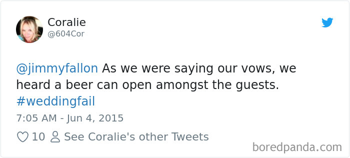 Wedding Fail Tweets