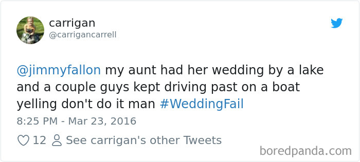Wedding Fail Tweets