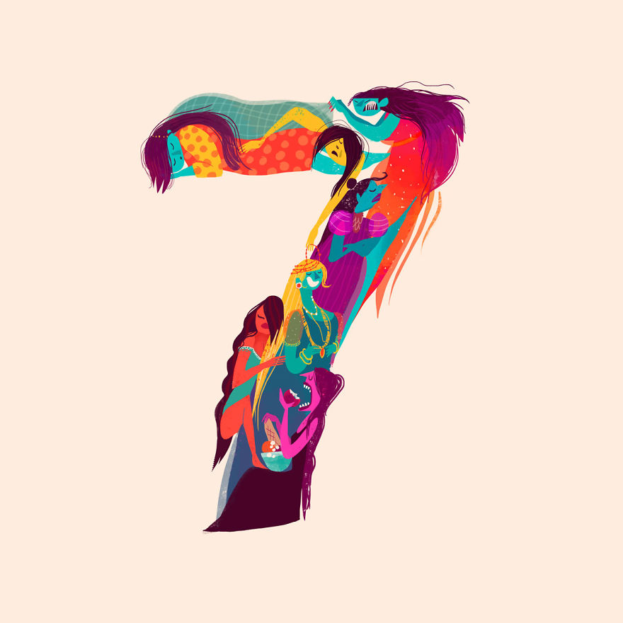 I Illustrated Over 70 Female Characters From Litearture For #36daysoftype This Year I Illustrated Over 70 Female Characters From Litearture For #36daysoftype This Year