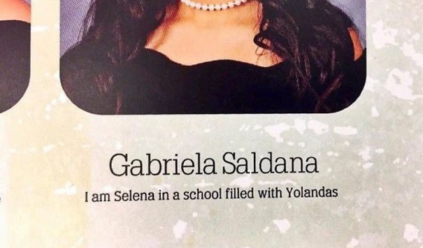 I Am Selena In A School Filled With Yolandas