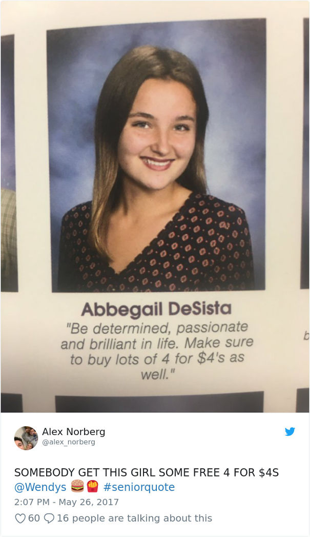 Be Determined, Passionate And Brilliant In Life. Make Sure To Buy Lots Of 4 For $4's As Well