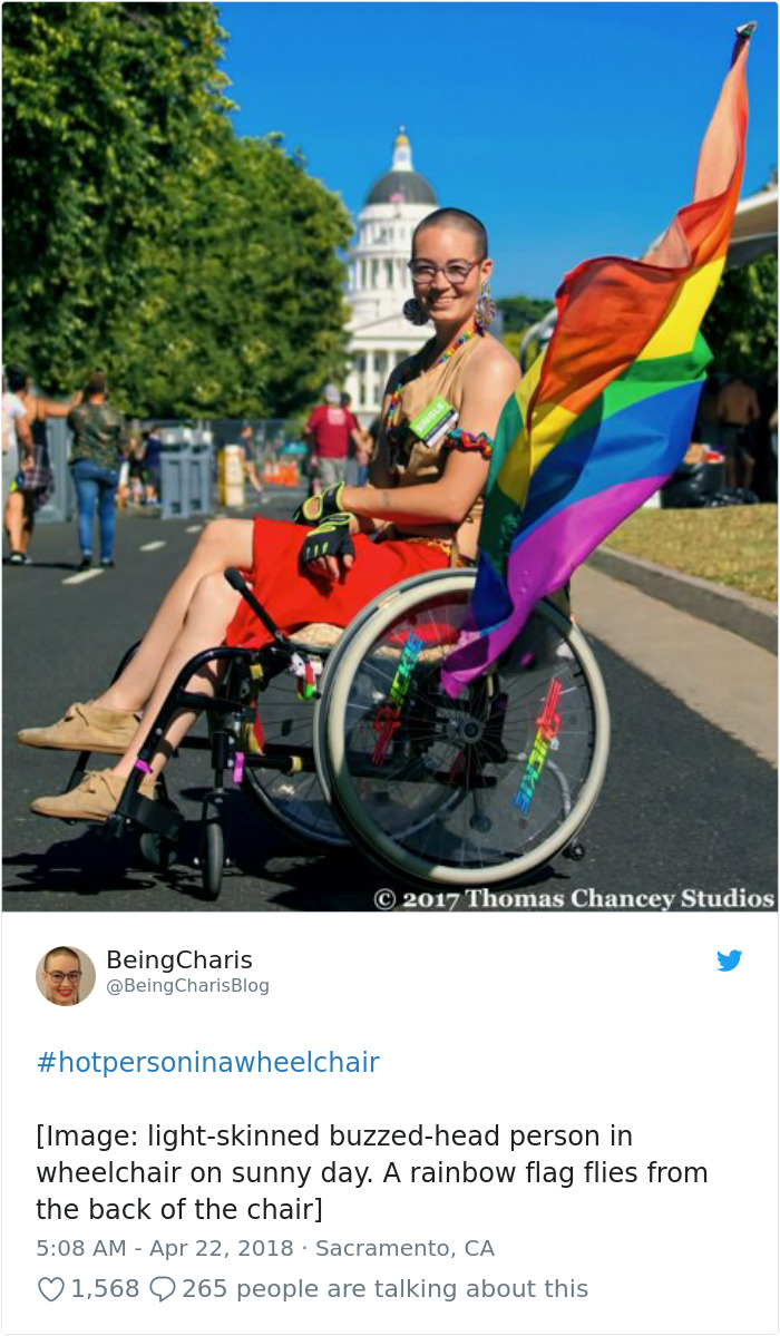 Hot Person On A Wheelchair