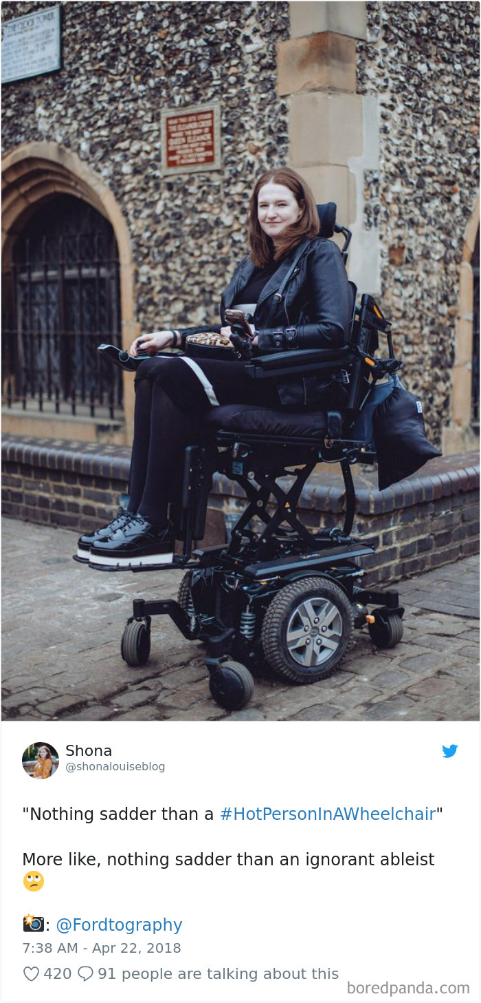 Hot Person On A Wheelchair