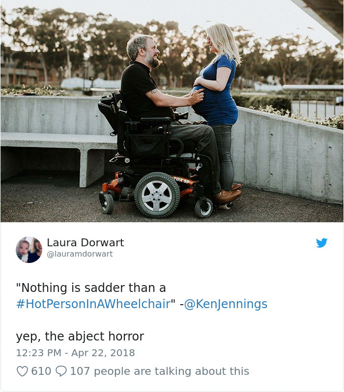 Hot Person On A Wheelchair