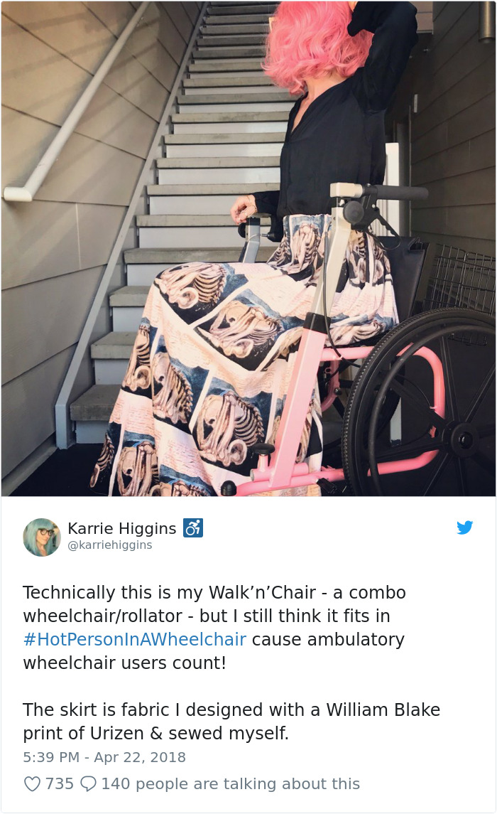 Hot Person On A Wheelchair