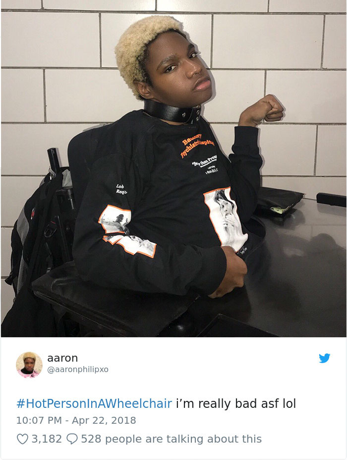 Hot Person On A Wheelchair