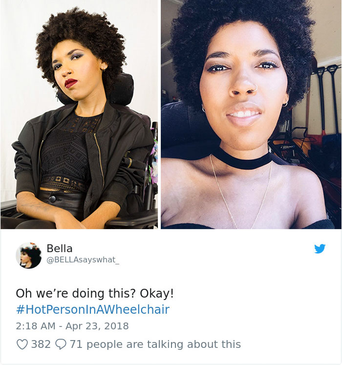 Hot Person On A Wheelchair