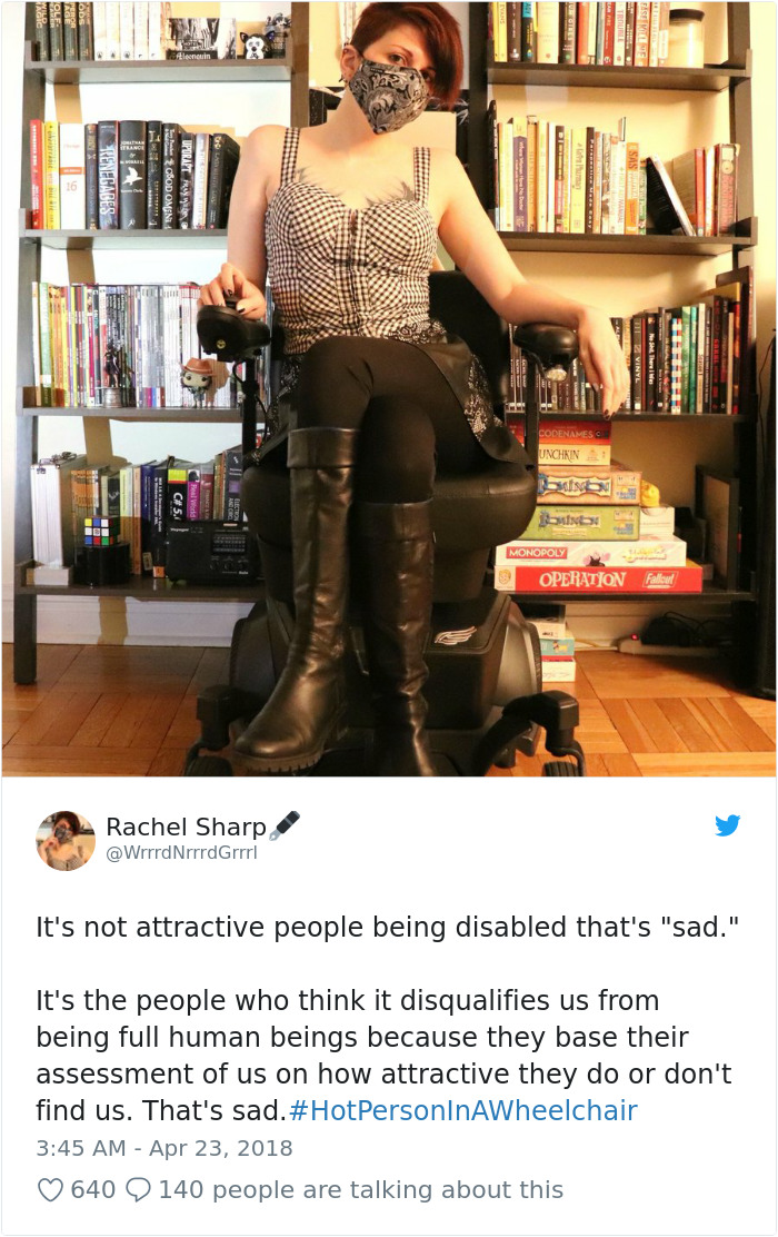 Hot Person On A Wheelchair