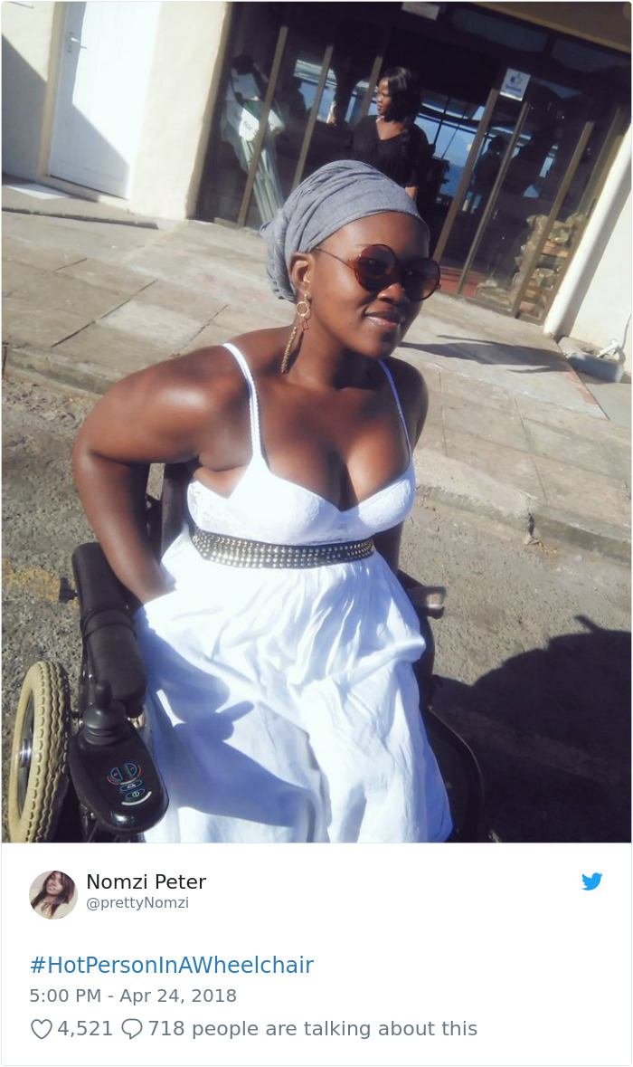 Hot Person On A Wheelchair