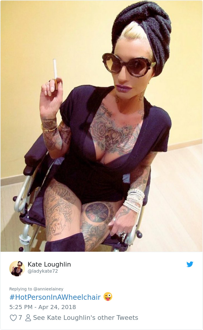 Hot Person On A Wheelchair