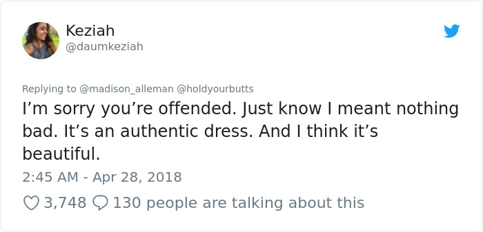 People Are Calling This Student Racist After She Posts Photos Of Her Prom Dress Online People Are Calling This Student Racist After She Posts Photos Of Her Prom Dress Online