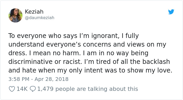 People Are Calling This Student Racist After She Posts Photos Of Her Prom Dress Online People Are Calling This Student Racist After She Posts Photos Of Her Prom Dress Online