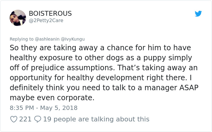 This Adorable 9-Week-Old Puppy Wasn't Allowed To A Puppy Party Because Of Her Breed And People Are Not Happy