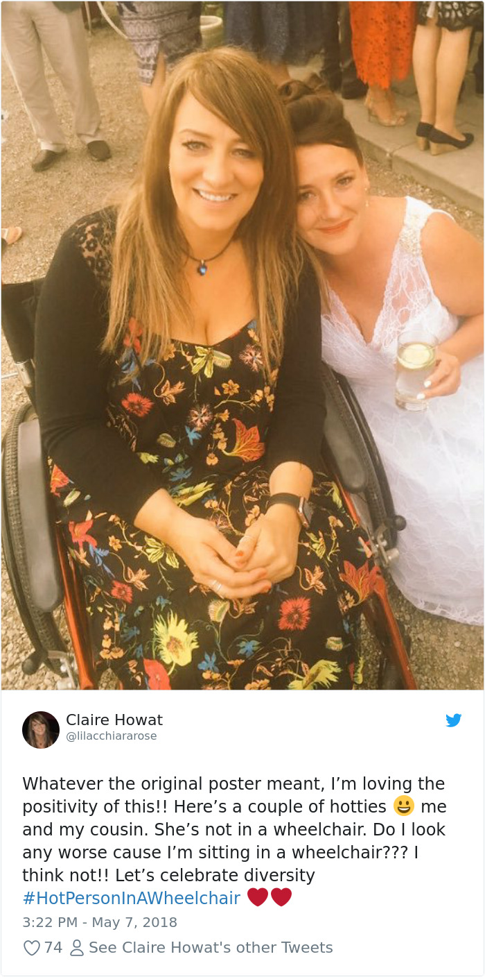 Wheelchair Users Have Been Offended On Twitter And People Are Posting Their Photos To Prove That Disability Is Not An Obstacle To Beauty