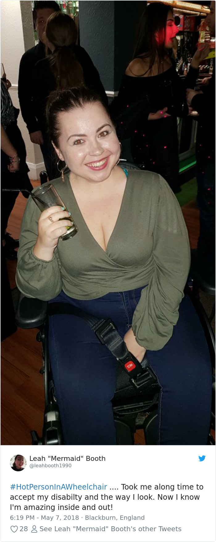 Hot Person On A Wheelchair