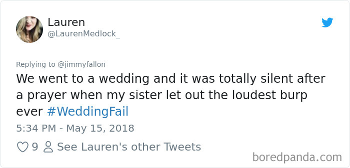 Wedding Fail Tweets