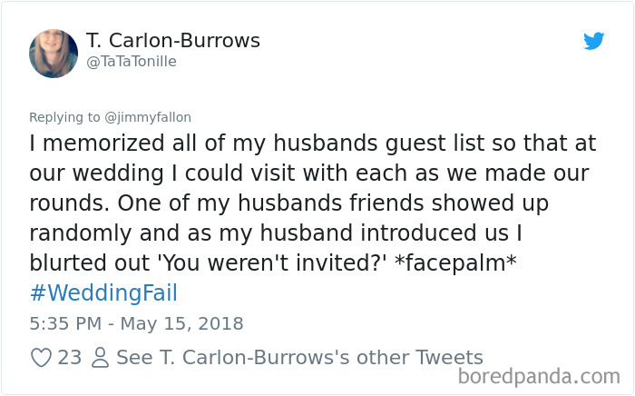 Wedding Fail Tweets