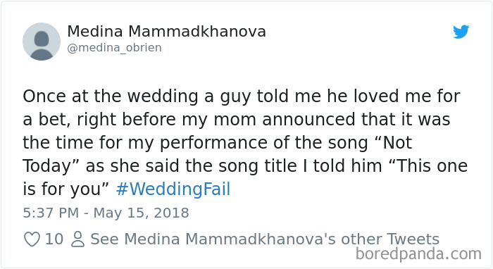 Wedding Fail Tweets