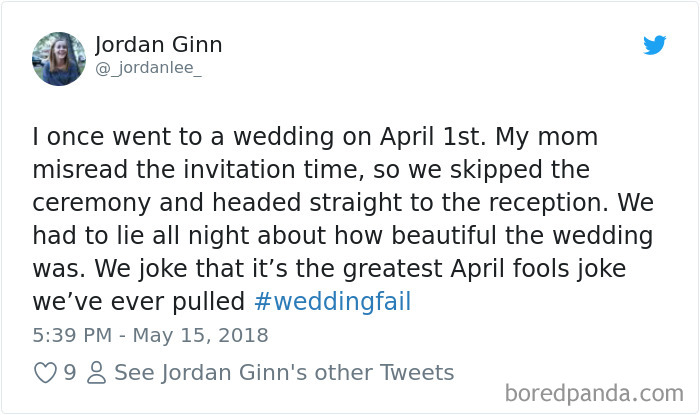 Wedding Fail Tweets