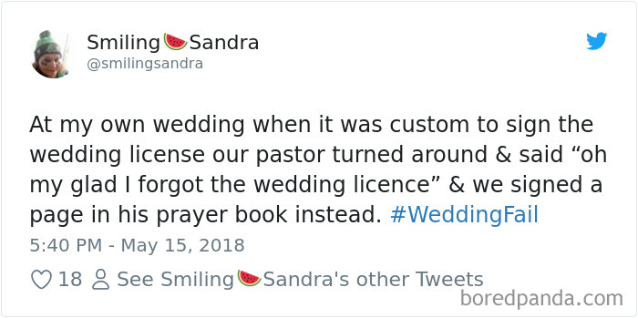 Wedding Fail Tweets