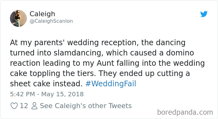 Wedding Fail Tweets