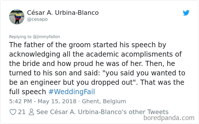 Wedding Fail Tweets