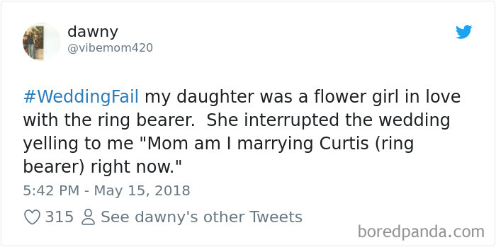 Wedding Fail Tweets