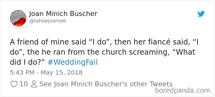 Wedding Fail Tweets