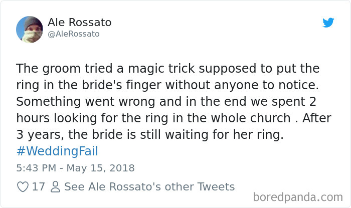 Wedding Fail Tweets