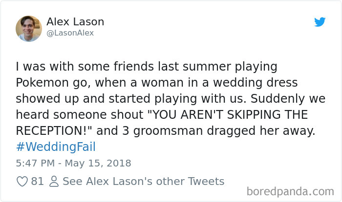 Wedding Fail Tweets