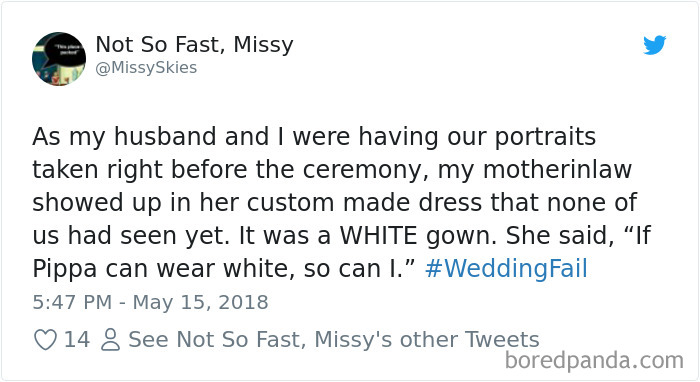 Wedding Fail Tweets