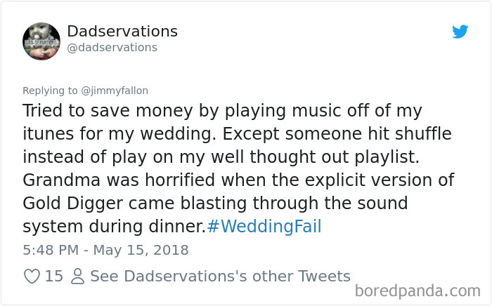 Wedding Fail Tweets