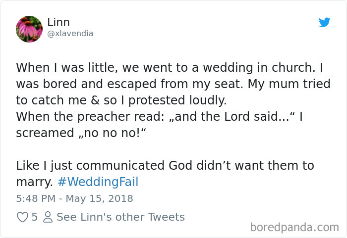 Wedding Fail Tweets