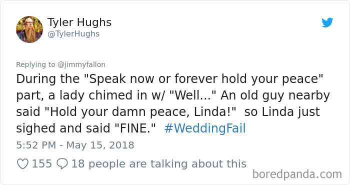 Wedding Fail Tweets