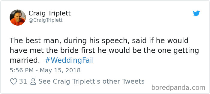 Wedding Fail Tweets