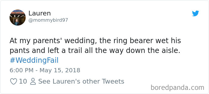 Wedding Fail Tweets