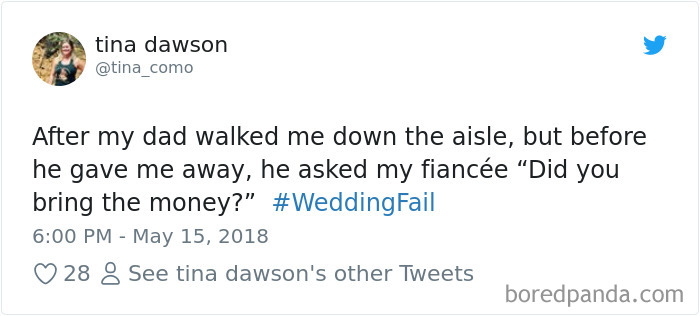 Wedding Fail Tweets