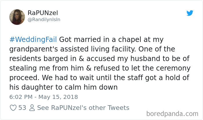 Wedding Fail Tweets