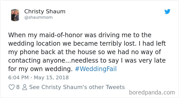 Wedding Fail Tweets
