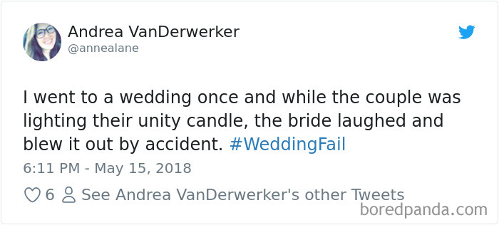 Wedding Fail Tweets