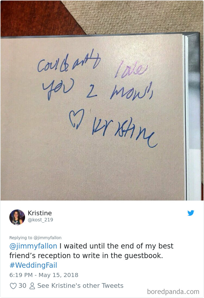 Wedding Fail Tweets
