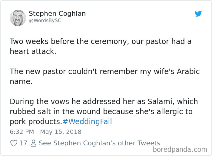 Wedding Fail Tweets