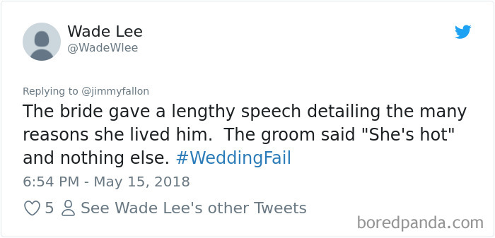 Wedding Fail Tweets