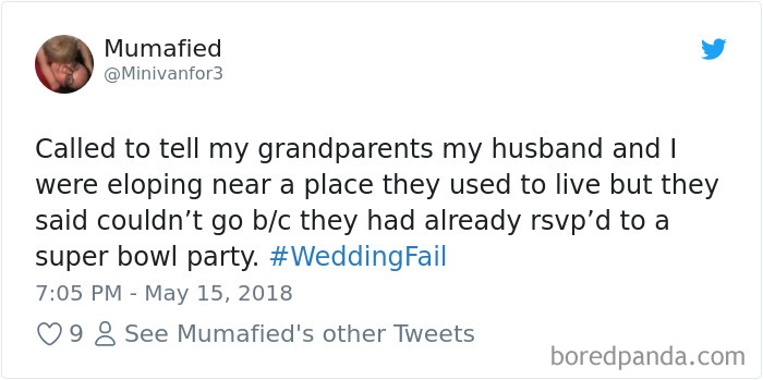 Wedding Fail Tweets