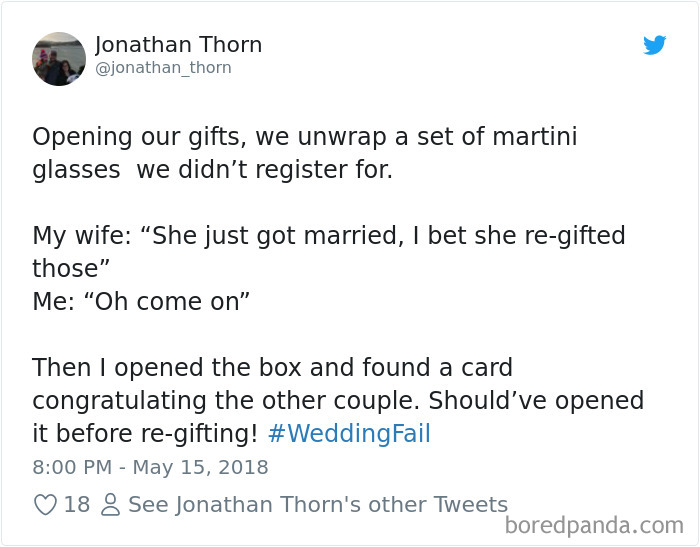 Wedding Fail Tweets