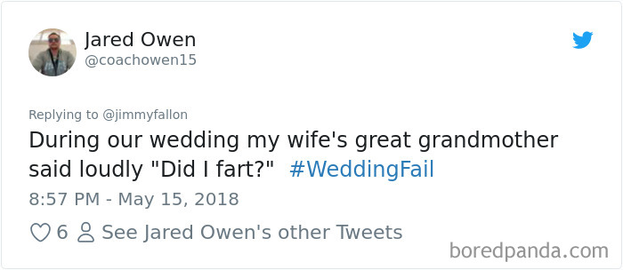 Wedding Fail Tweets